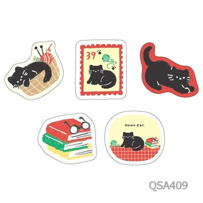 Flake stickers japonais | FURUKAWASHIKO | Maison et Chat - FURUKAWASHIKO - millenotes