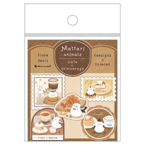 Flake Stickers | Mattari Animals | Adorable Oisillon - NB Co Ltd - millenotes