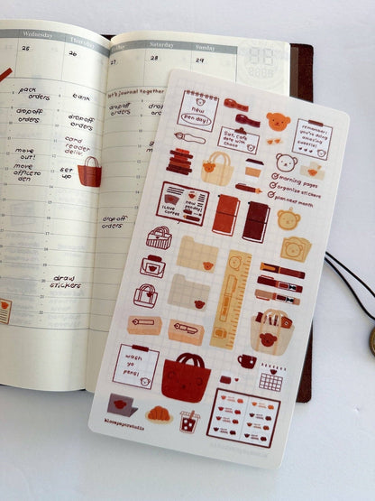 Guide-lignes | Bloom Paper Studio | Teddy's Brain Dump & Supplies - Bloom Paper Studio - millenotes