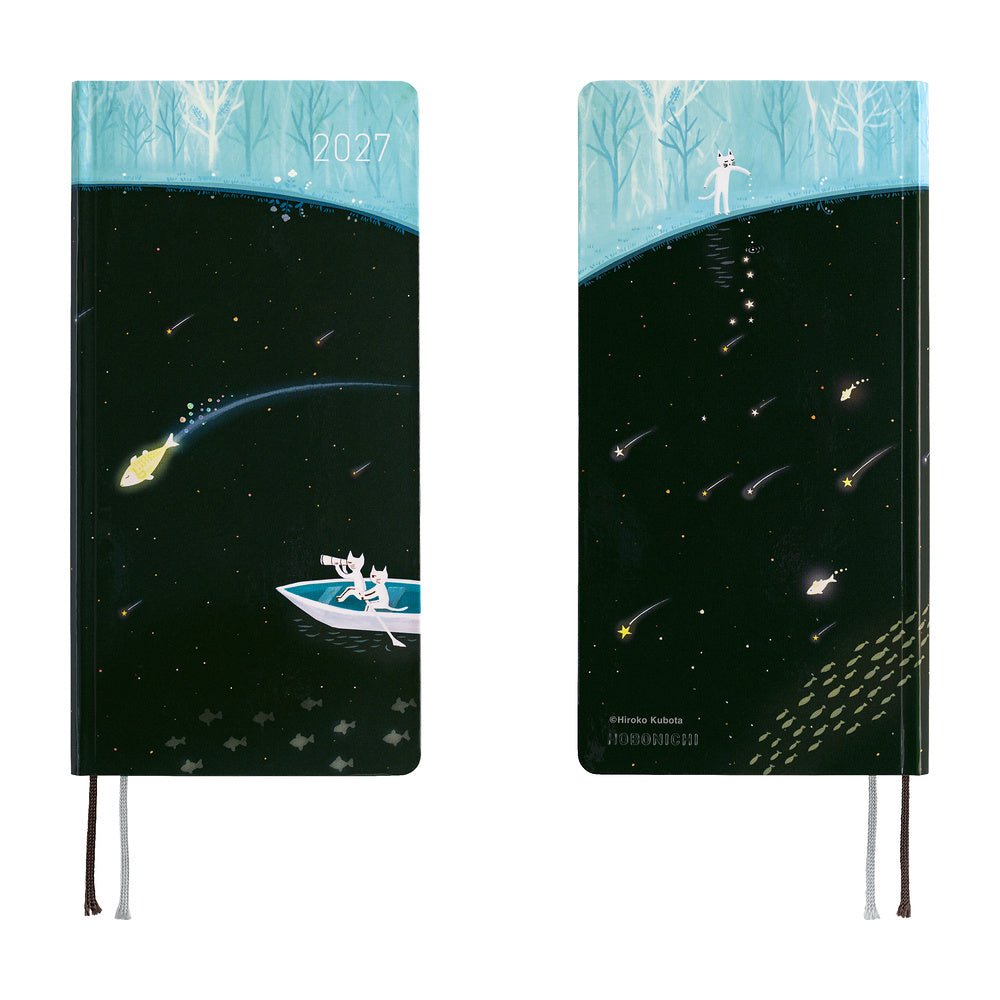 Hobonichi 2027 Weeks | Hiroko Kubota: Meteor Shower - Hobonichi Techo - millenotes