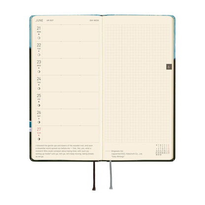 Hobonichi 2027 Weeks | Hiroko Kubota: Meteor Shower - Hobonichi Techo - millenotes