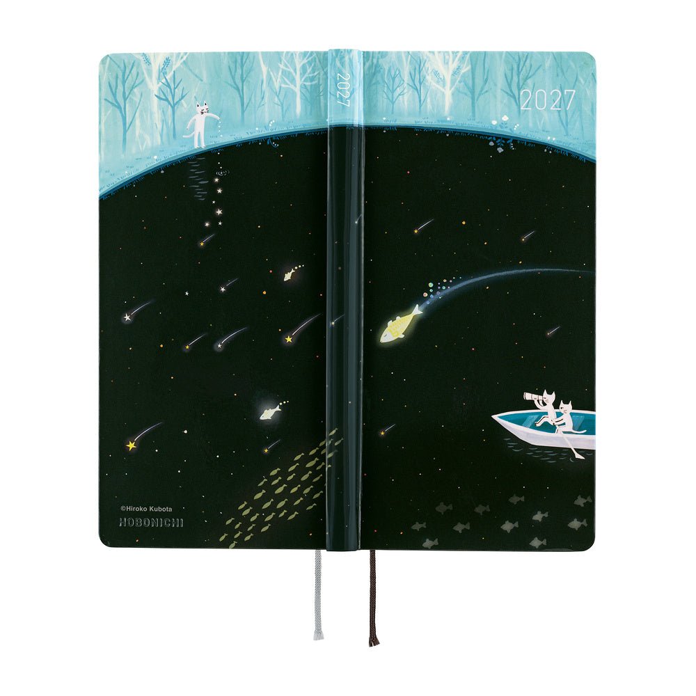 Hobonichi 2027 Weeks | Hiroko Kubota: Meteor Shower - Hobonichi Techo - millenotes