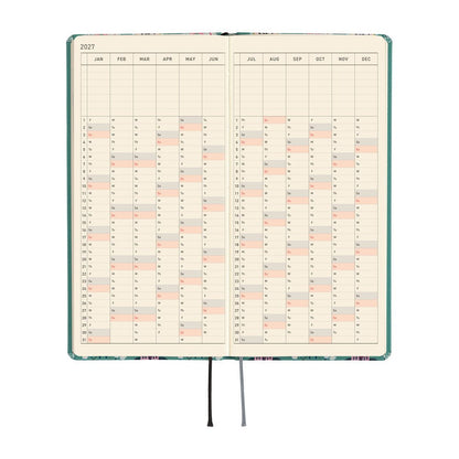 Hobonichi 2027 Weeks | Yumi Kitagishi: White Cat Wallpaper - Hobonichi Techo - millenotes