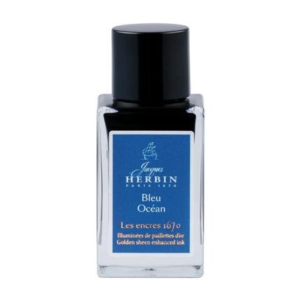Jacques HERBIN Encre d’écriture | Collection 1670 | Bleu Océan - 15 ml - Jacques Herbin - millenotes