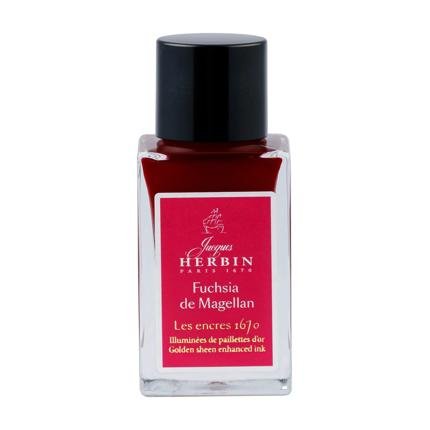 Jacques HERBIN Encre d’écriture | Collection 1670 | Fuchsia de Magellan - 15 ml - Jacques Herbin - millenotes
