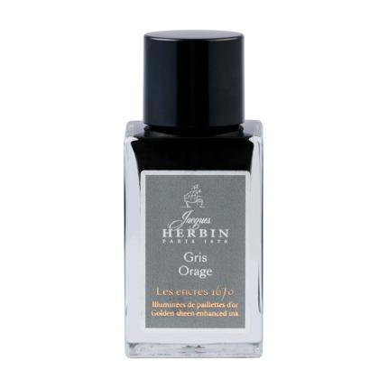 Jacques HERBIN Encre d’écriture | Collection 1670 | Gris Orage - 15 ml - Jacques Herbin - millenotes