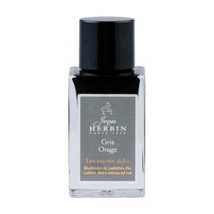 Jacques HERBIN Encre d’écriture | Collection 1670 | Gris Orage - 15 ml - Jacques Herbin - millenotes