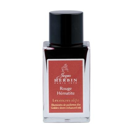 Jacques HERBIN Encre d’écriture | Collection 1670 | Rouge Hématite - 15 ml - Jacques Herbin - millenotes