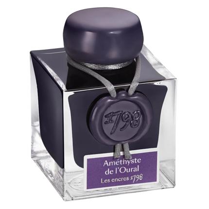 Jacques HERBIN Encre d’écriture | Collection 1798 | Améthyste de l'Oural - 50 ml - Jacques Herbin - millenotes