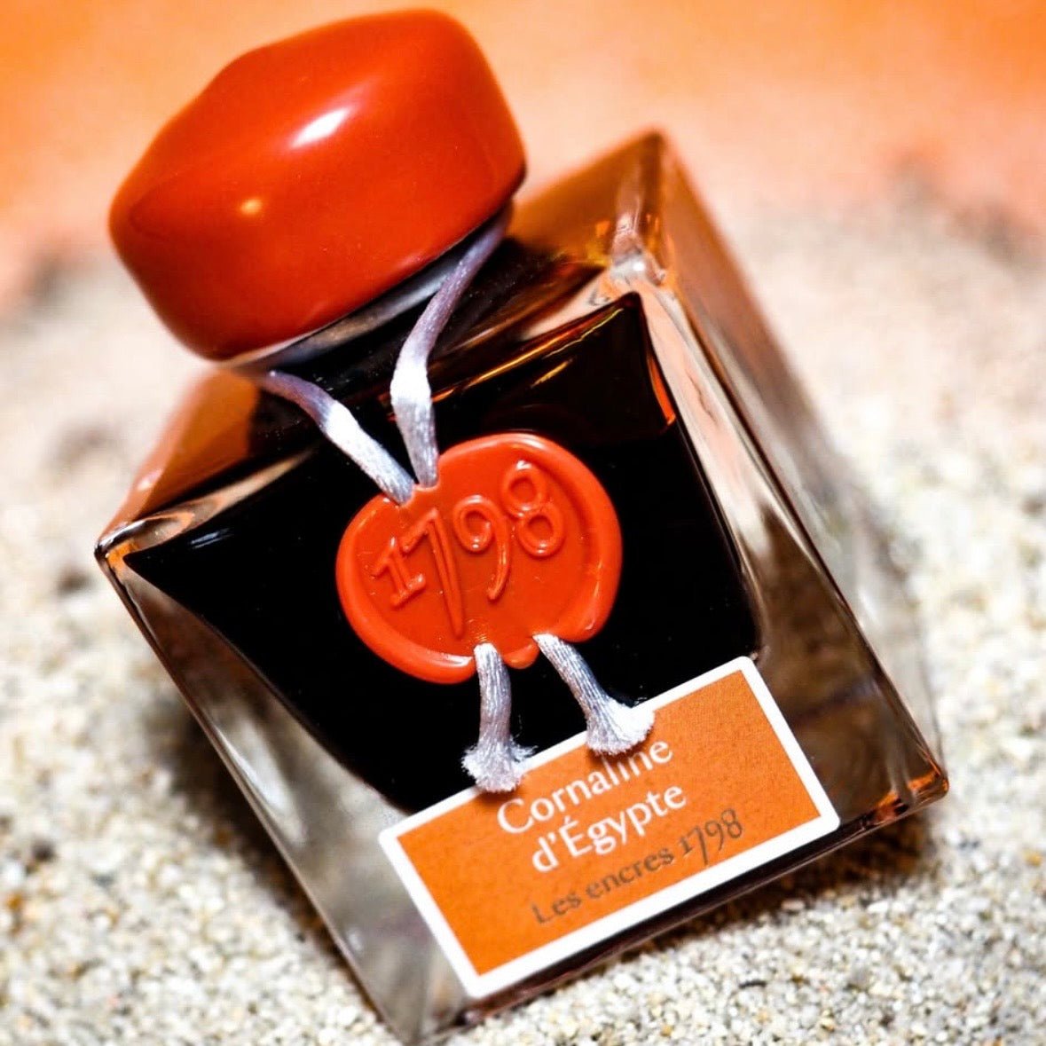 Jacques HERBIN Encre d’écriture | Collection 1798 | Cornaline d'Égypte - 50 ml - Jacques Herbin - millenotes