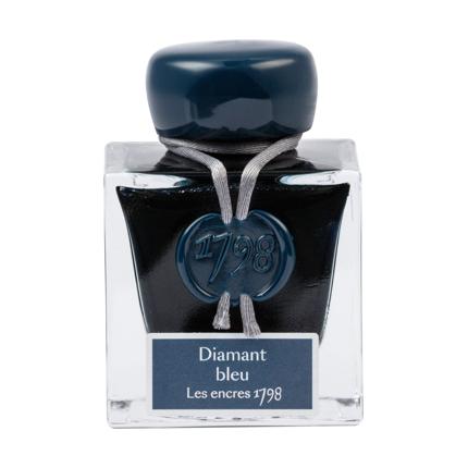 Jacques HERBIN Encre d’écriture | Collection 1798 | Diamant Bleu - 50 ml - Jacques Herbin - millenotes