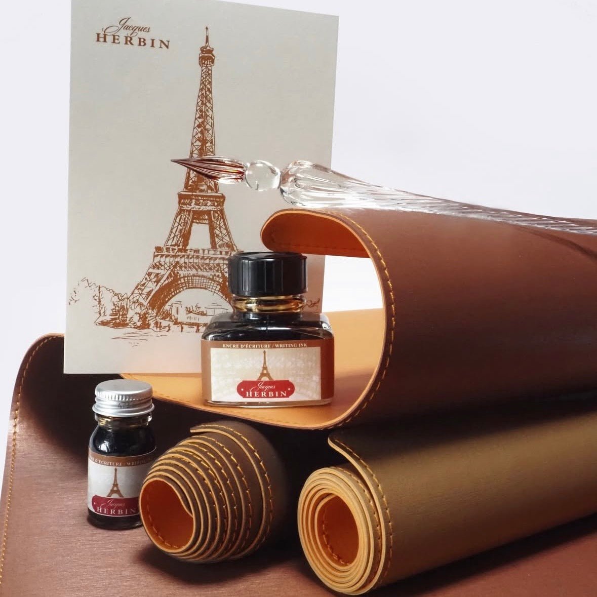 Jacques HERBIN Encre d'écriture | Couleurs de Paris | Tour Eiffel - 30ml - Jacques Herbin - millenotes
