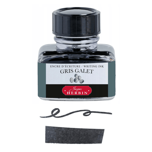Jacques HERBIN Encre d'écriture | Gris galet - 30ml - Jacques Herbin - millenotes