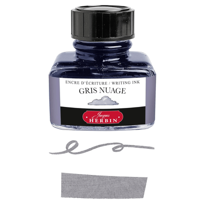 Jacques HERBIN Encre d'écriture | Gris nuage - 30ml - Jacques Herbin - millenotes