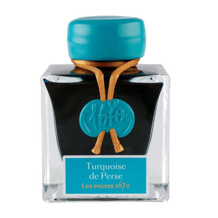 Jacques HERBIN L'encre 1670 | Turquoise de Perse - Jacques Herbin - millenotes