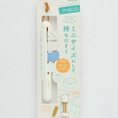 Kanmido MACO | Porte - Washi Tape Japonais - Autre - Blanc - millenotes