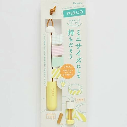 Kanmido MACO | Porte - Washi Tape Japonais - Autre - Jaune - millenotes