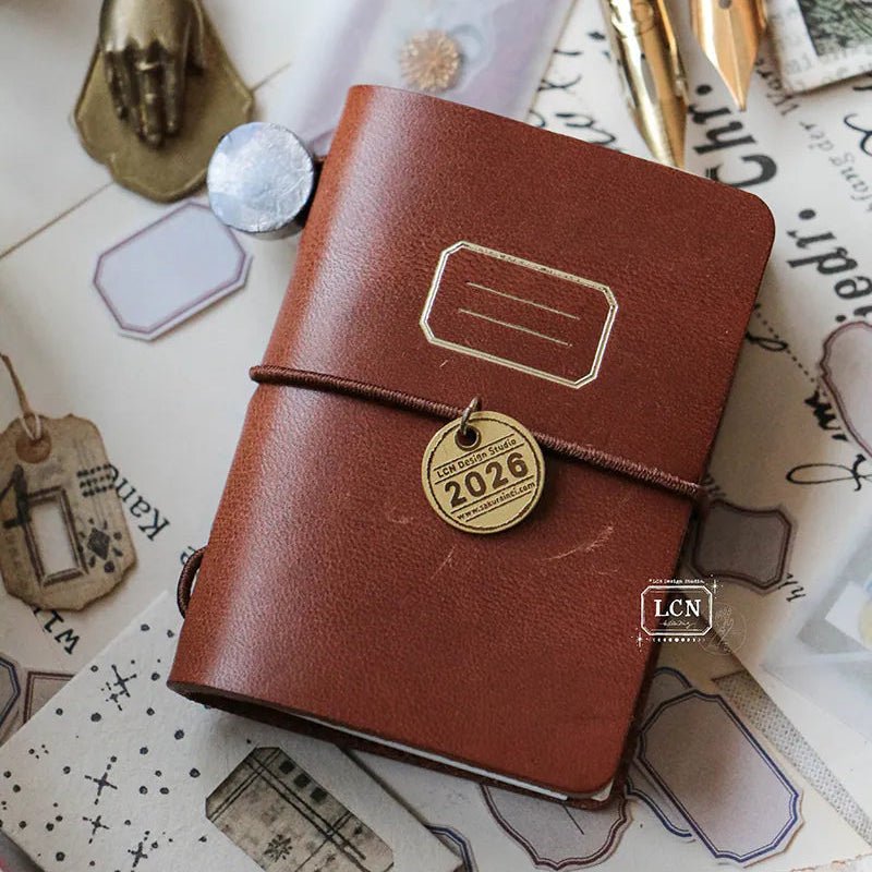 LCN Design Studio | 2026 LCN Mini tote lot de papeterie | Marron - LCN Design Studio - millenotes