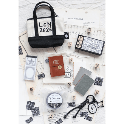 LCN Design Studio | 2026 LCN Mini tote lot de papeterie | Marron - LCN Design Studio - millenotes