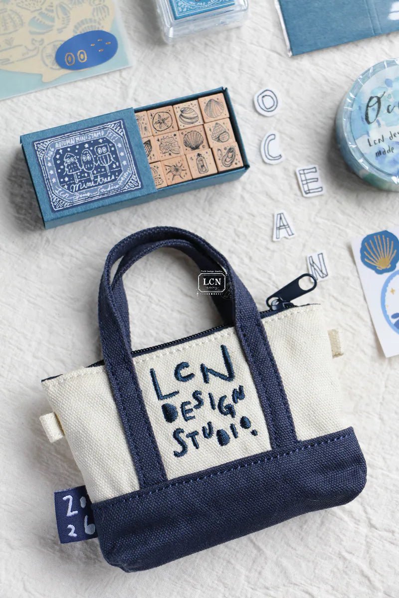 LCN Design Studio | 2026 LCN Mini tote lot de papeterie | Océan - LCN Design Studio - millenotes