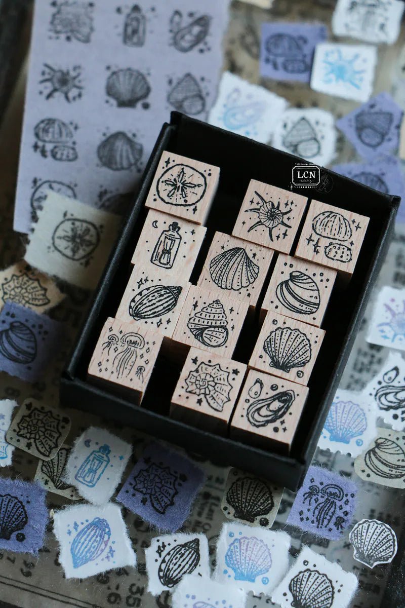 LCN Design Studio | 2026 LCN Mini tote lot de papeterie | Océan - LCN Design Studio - millenotes