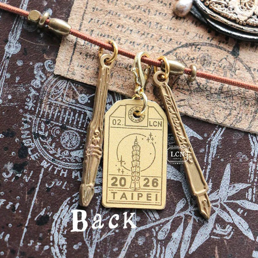 LCN Design Studio | Charms en laiton | 2026 Zakka Joshi Haku - LCN Design Studio - millenotes