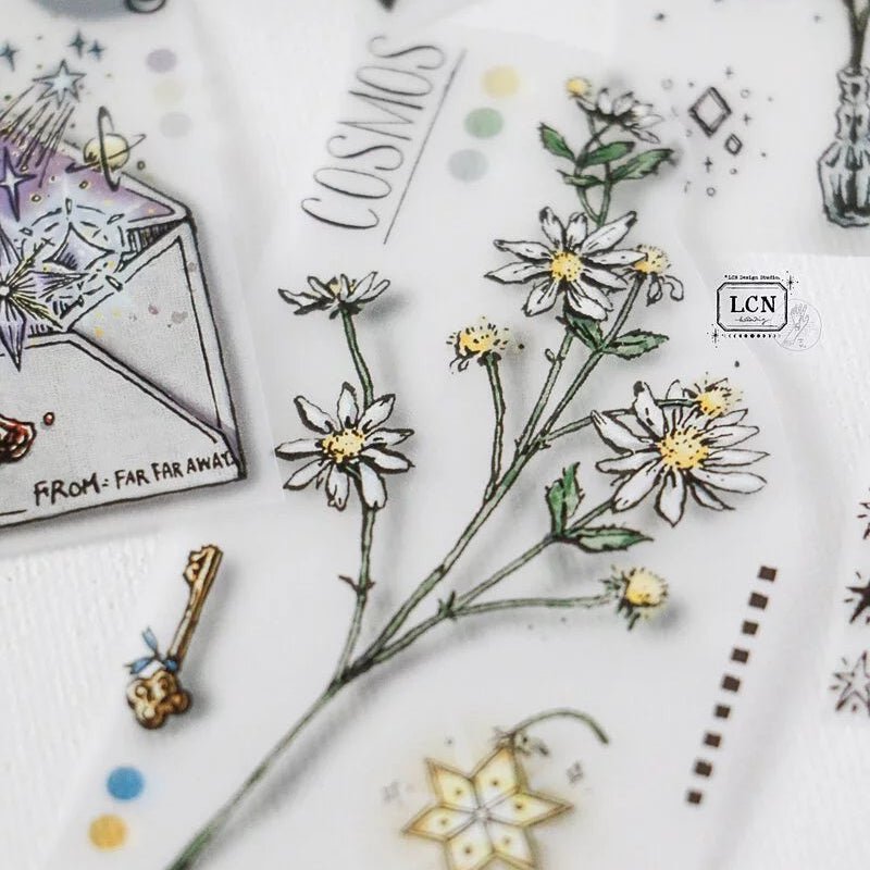 LCN Design Studio | Masking tape PET | Daily Collect - Stars - LCN Design Studio - 10 m - rouleau complet - millenotes