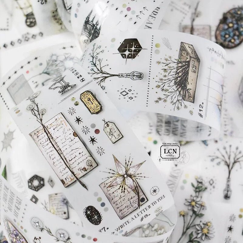 LCN Design Studio | Masking tape PET | Daily Collect - Stars - LCN Design Studio - 10 m - rouleau complet - millenotes