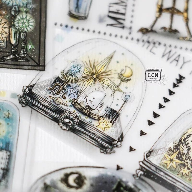 LCN Design Studio | Masking tape PET | Pieces of the universe - LCN Design Studio - 10 m - rouleau complet - millenotes