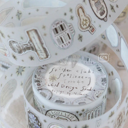 LCN Design Studio | Masking tape PET | Sticker Club – Stationery - LCN Design Studio - 10 m - rouleau complet - millenotes