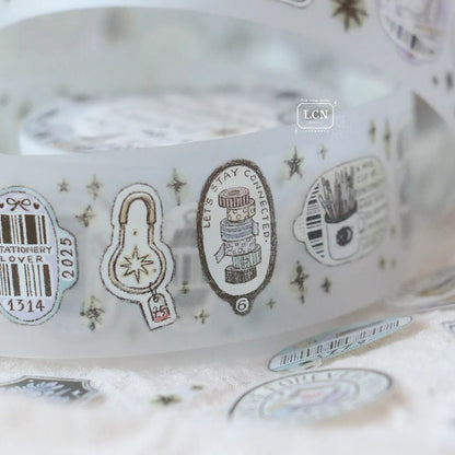 LCN Design Studio | Masking tape PET | Sticker Club – Stationery - LCN Design Studio - 10 m - rouleau complet - millenotes