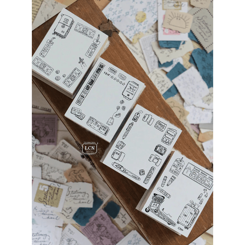 LCN Design Studio | Tampon en bois | Travel - LCN Design Studio - Travel 1 - millenotes