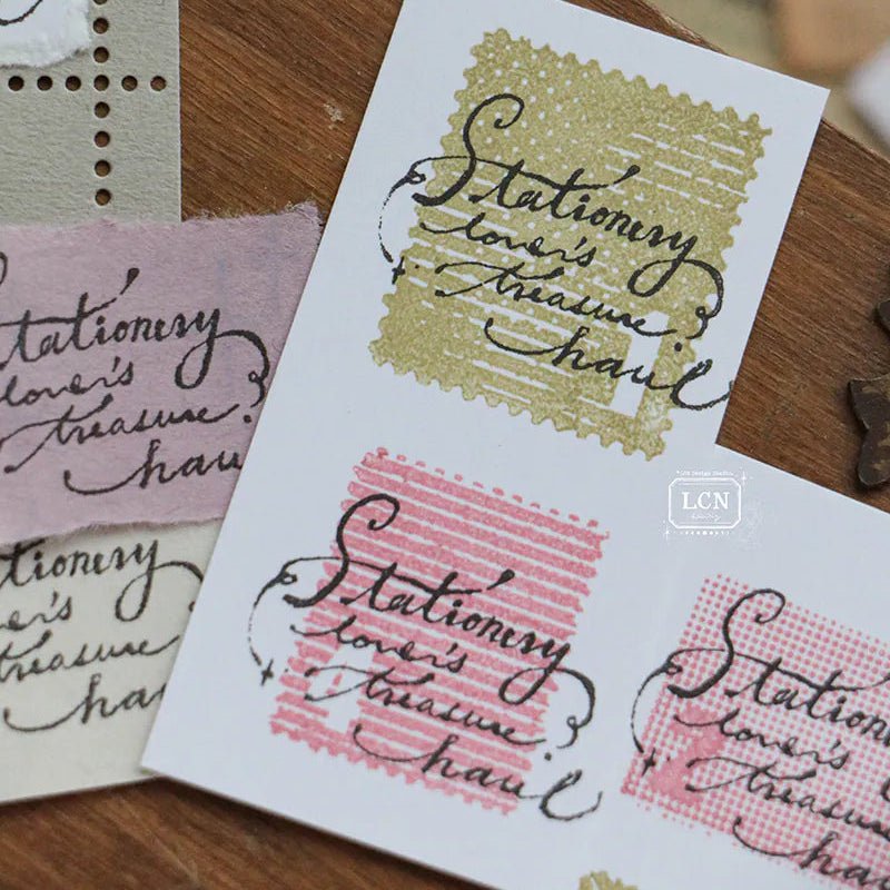 LCN Design Studio | Tampon en bois | Treasure Haul - LCN Design Studio - millenotes