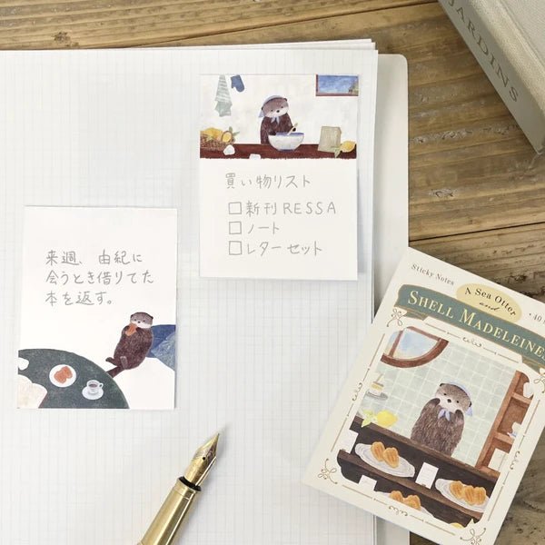Livre de sticky notes japonais | Contes | Loutre - NB Co Ltd - millenotes