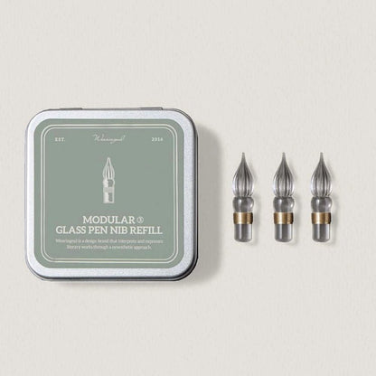 Lot de 3 pointes en verre | Wearingeul | Modular Glass Pen - Wearingeul - millenotes
