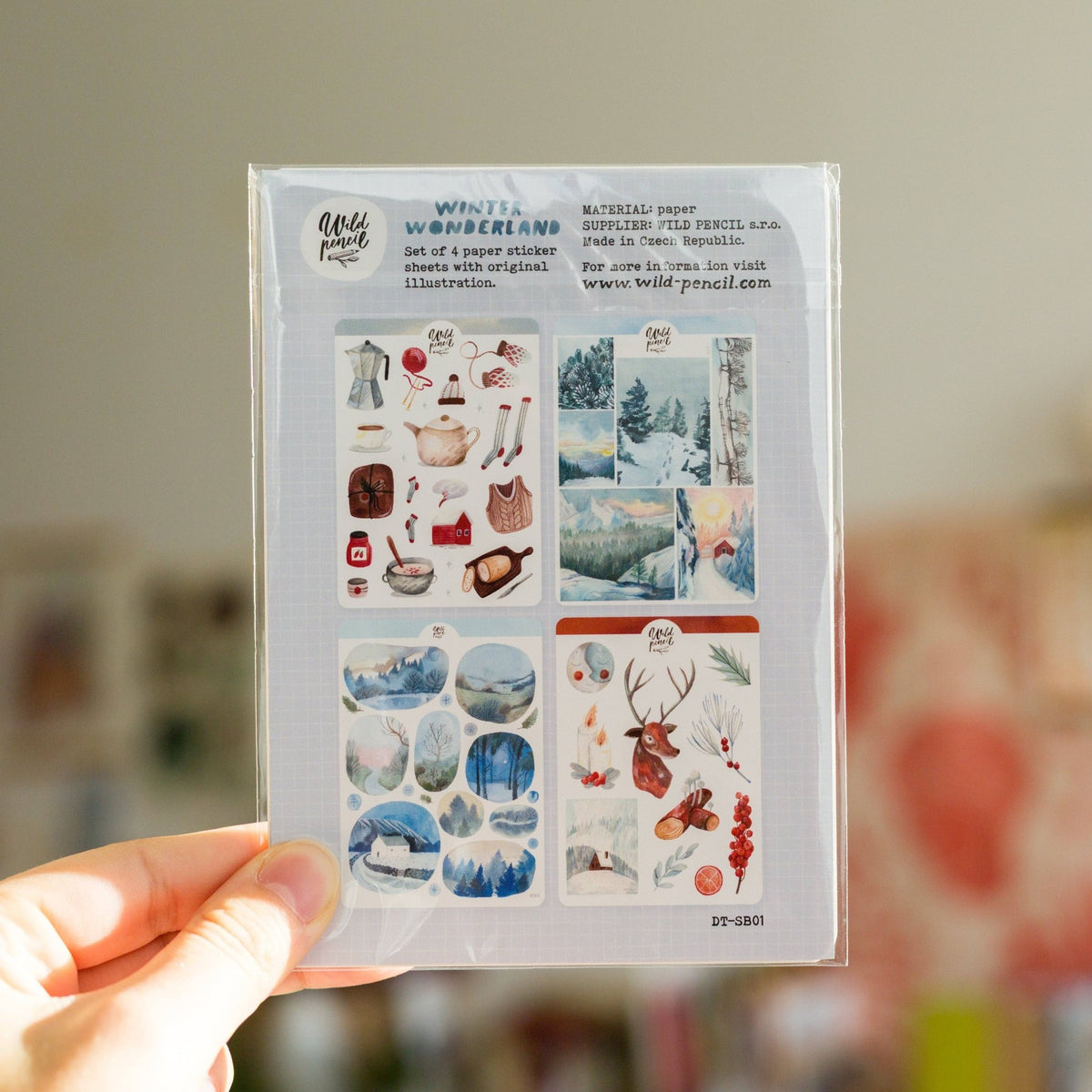 Lot de stickers décoratifs | Wild Pencil Studio | Winter Wonderland - Wild Pencil Studio - millenotes
