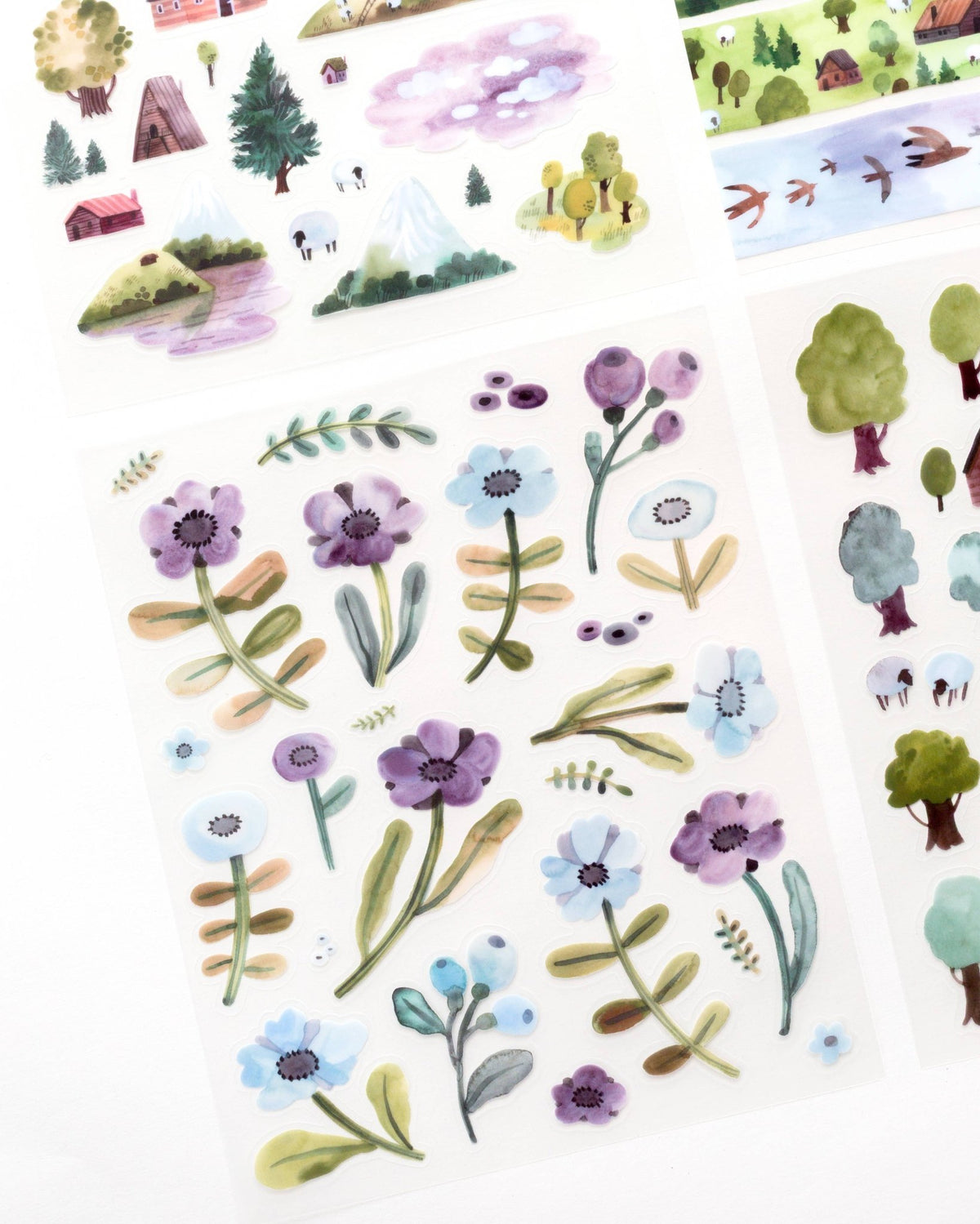 Lot de stickers en vinyle | Wild Pencil Studio | Meet Me In The Woods - Wild Pencil Studio - millenotes
