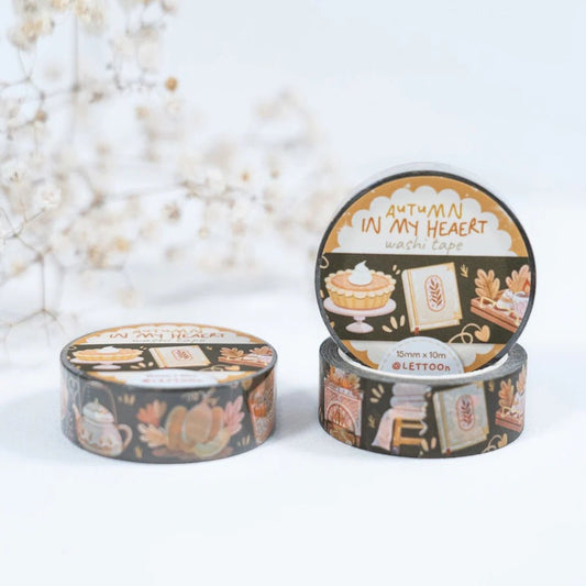 Masking tape | Autumn in my heart - LETTOON - millenotes