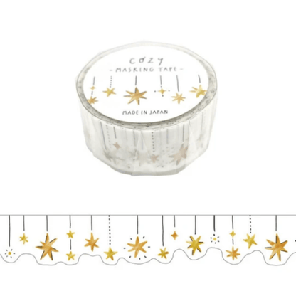 Masking Tape Découpé Japonais Mind Wave | Guirlande d’Étoiles - Mind Wave - millenotes