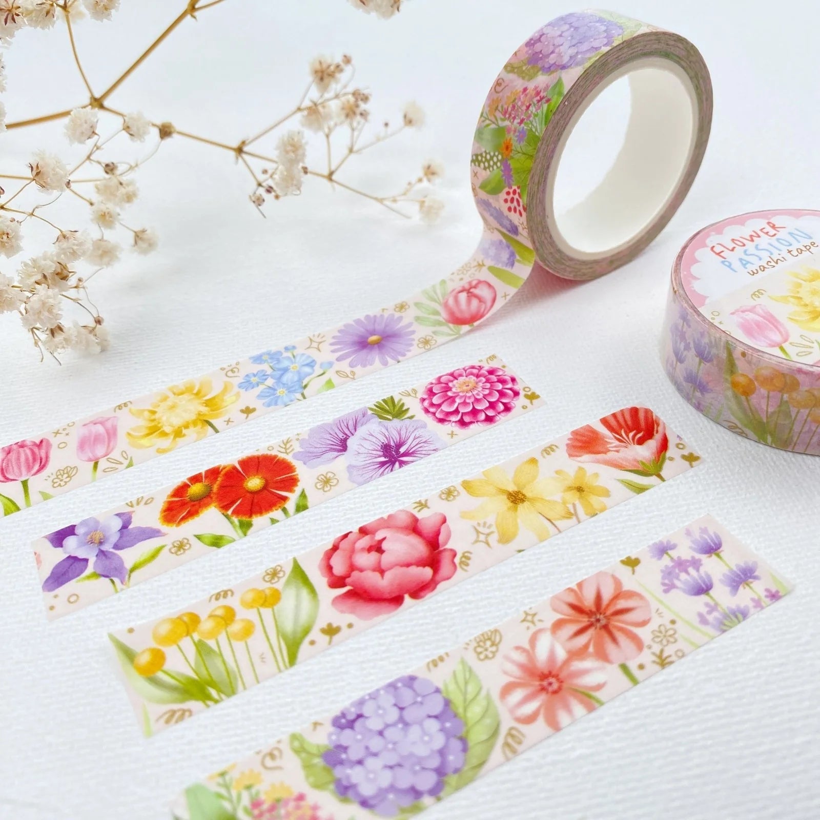 Masking tape | Flower Passion - LETTOON - millenotes