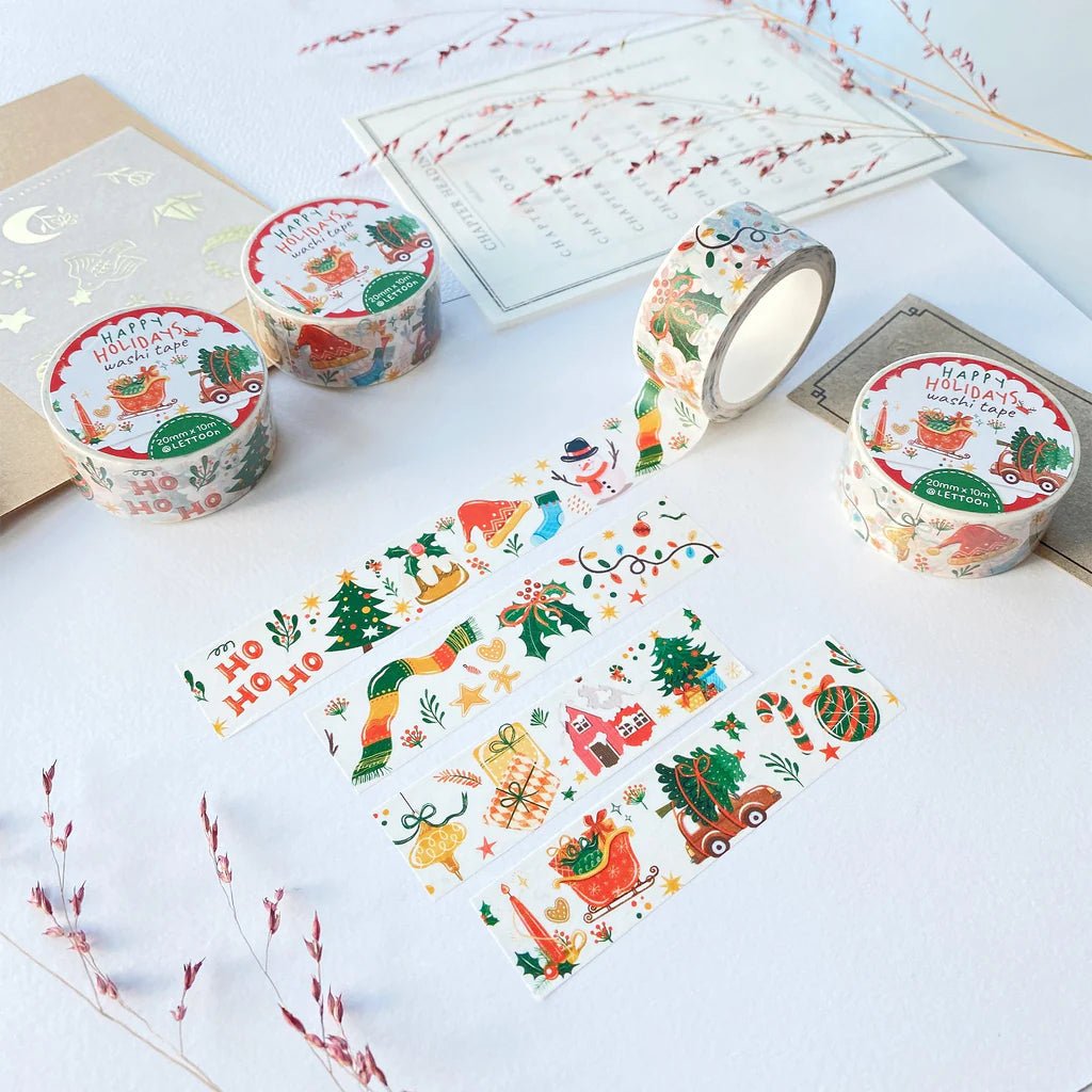 Masking tape | Happy Holidays - LETTOON - millenotes