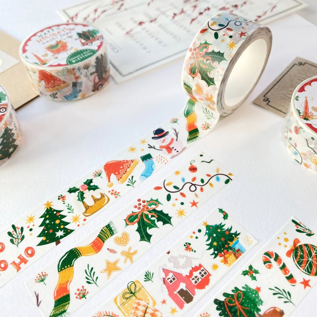 Masking tape | Happy Holidays - LETTOON - millenotes