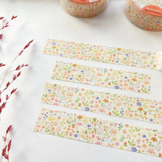 Masking tape | LETTOON | Blooming Flower - LETTOON - millenotes