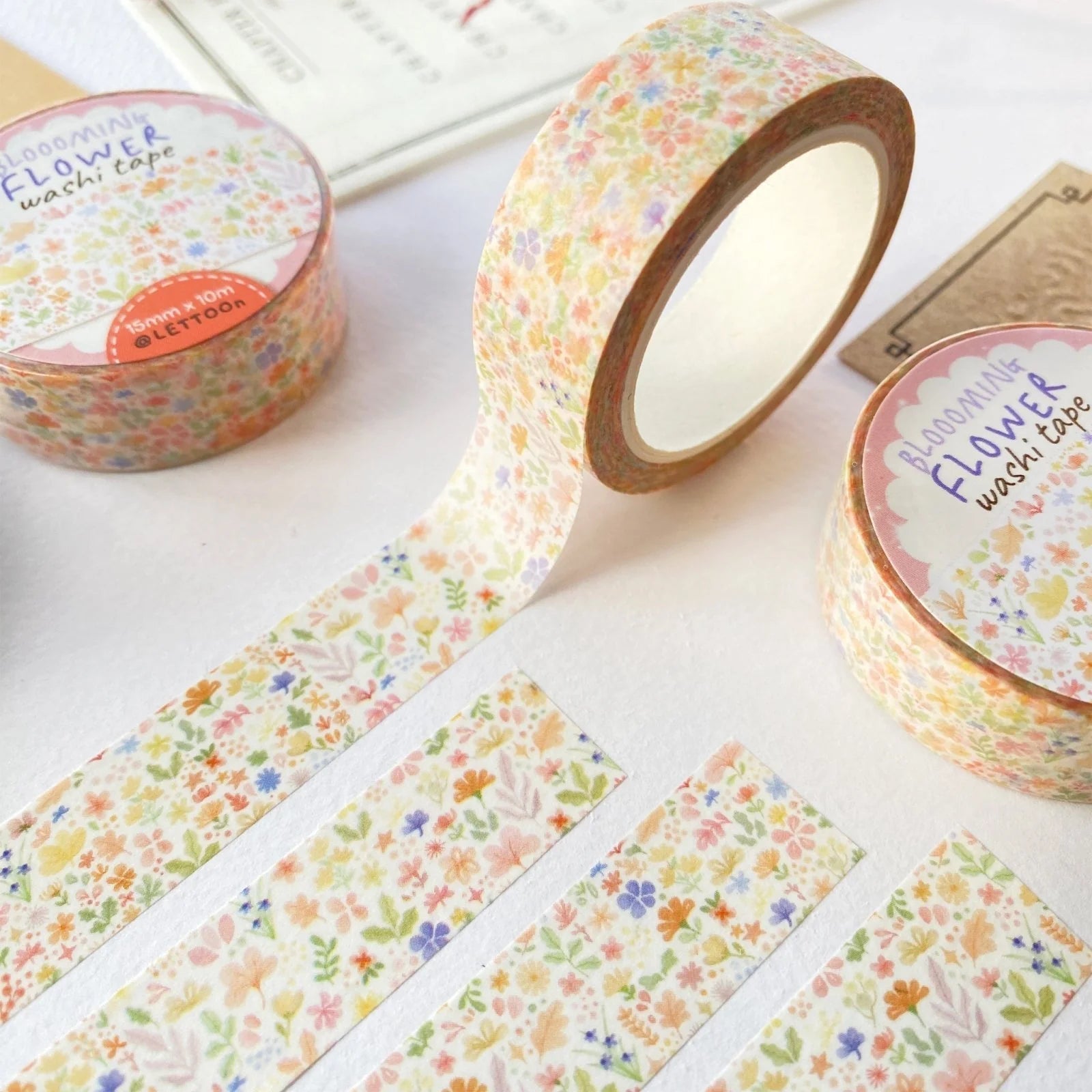 Masking tape | LETTOON | Blooming Flower - LETTOON - millenotes