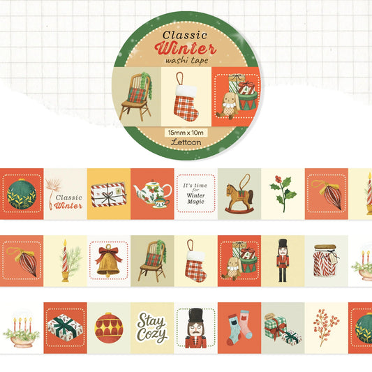 Masking tape | LETTOON | Classic Winter - LETTOON - millenotes