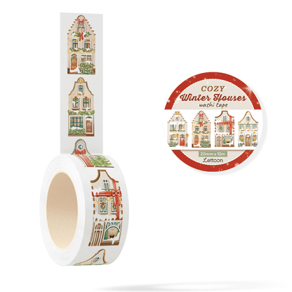 Masking tape | LETTOON | Cozy Winter Houses - LETTOON - millenotes