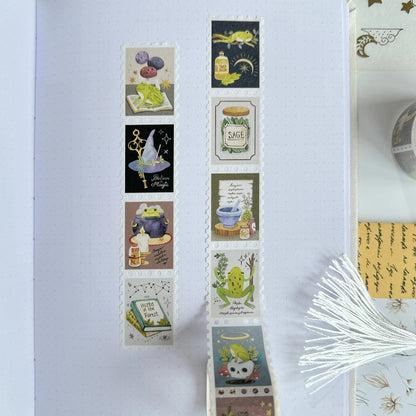 Masking tape | LETTOON | Green witch stamps - LETTOON - millenotes