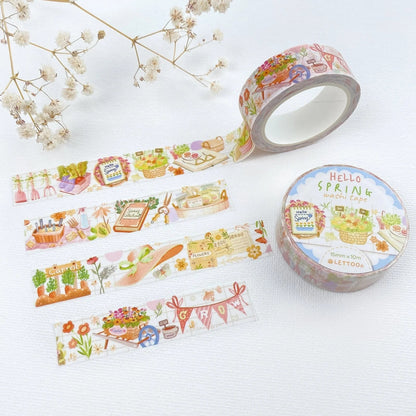 Masking tape | LETTOON | Hello Spring - LETTOON - millenotes