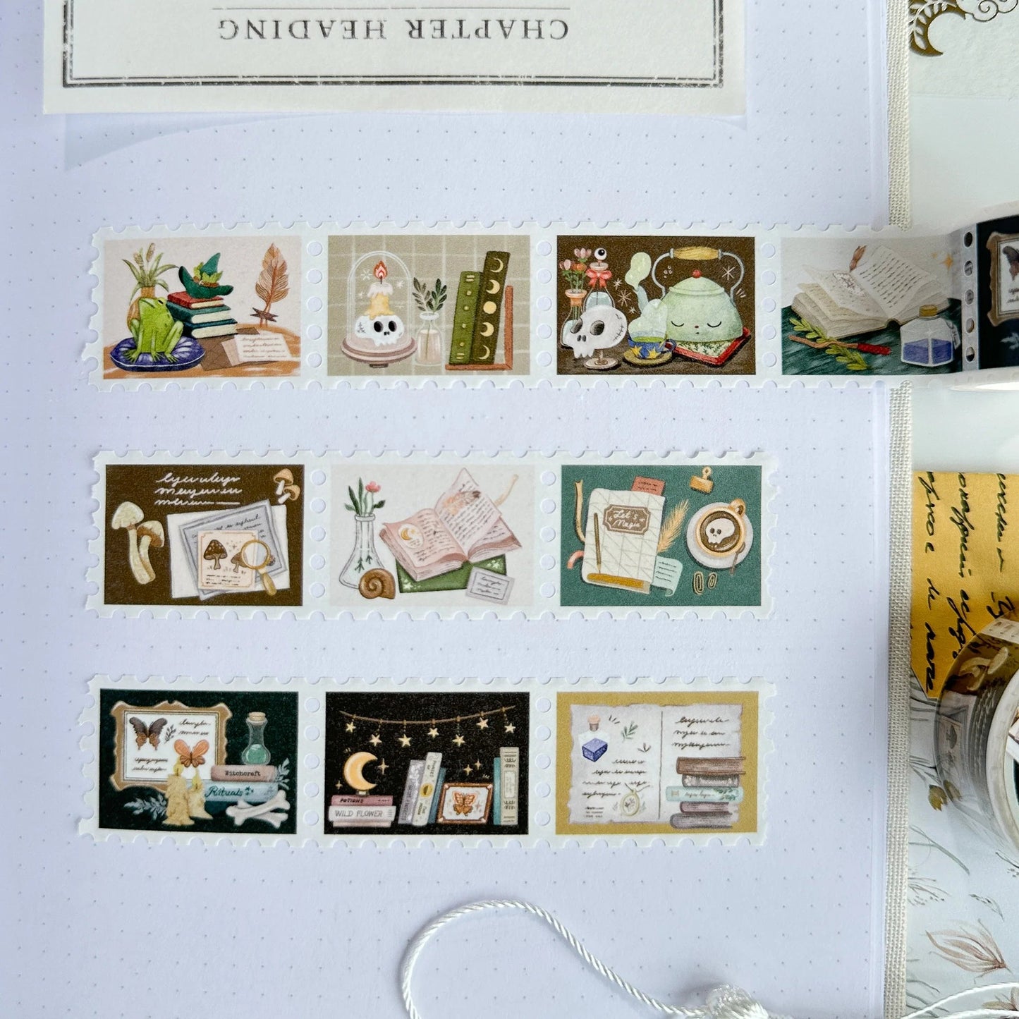 Masking tape | LETTOON | Magic reading stamps - LETTOON - millenotes