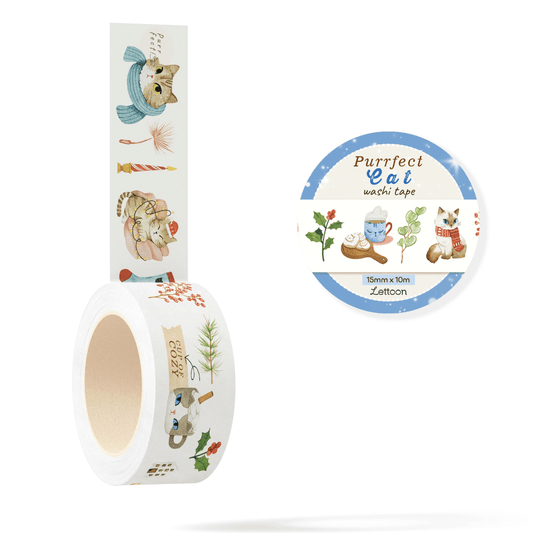 Masking tape | LETTOON | Purrfect Cat - LETTOON - millenotes